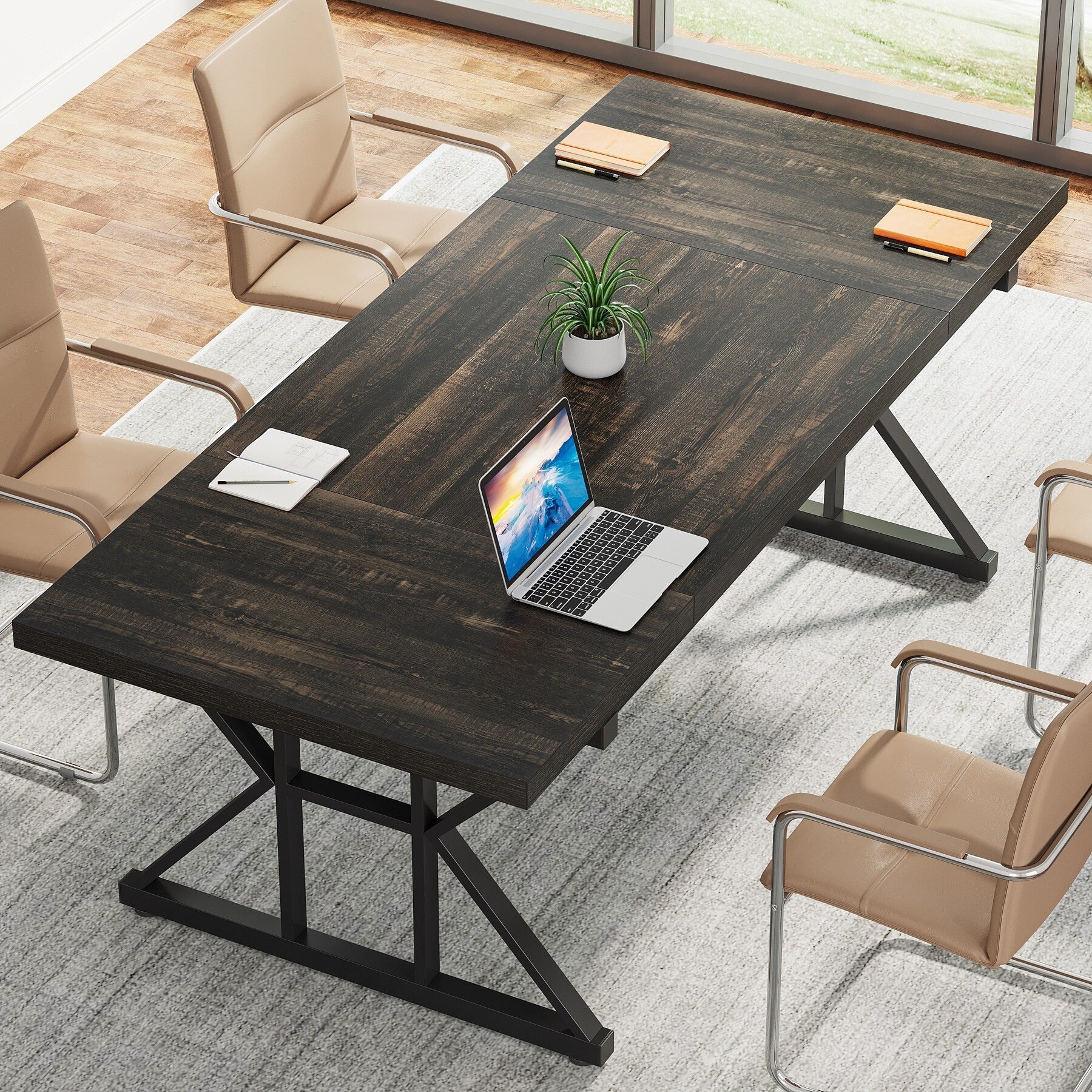 70,8-Zoll-Chefschreibtisch, großer Computerarbeitsplatz