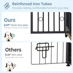 70,86'' Hundebox-Möbelstück für große Rassen, TV-Ständer mit Kissen und Doppelfächern (ohne Kissen)