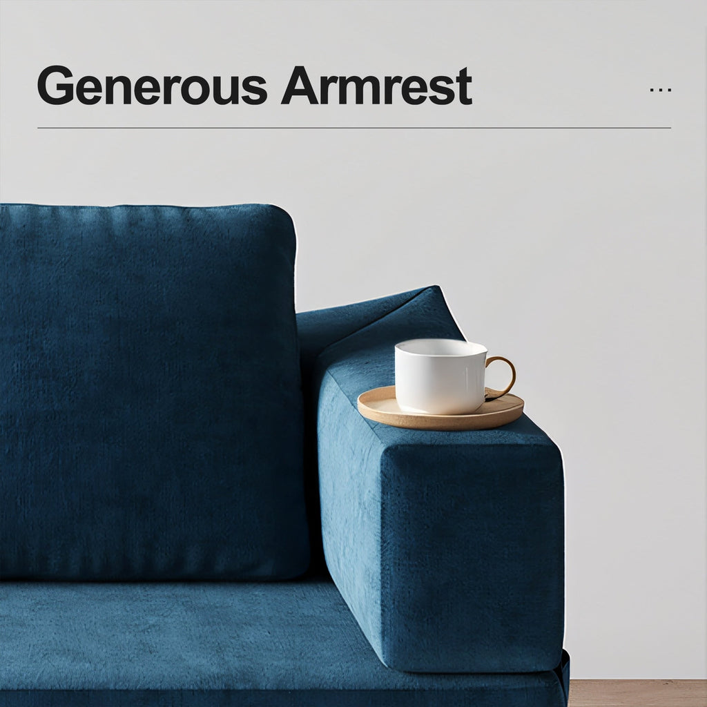 70,87 Gepolstertes Schlafsofa, ausziehbarer Sessel, bequemes Sofa für Wohnzimmer und Schlafzimmer, Chenille-Stoff