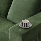 70,87 Gepolstertes Schlafsofa, ausziehbarer Sessel, bequemes Sofa für Wohnzimmer und Schlafzimmer, Chenille-Stoff