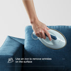 70,87 Gepolstertes Schlafsofa, ausziehbarer Sessel, bequemes Sofa für Wohnzimmer und Schlafzimmer, Chenille-Stoff