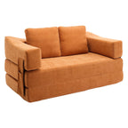 70,87 Gepolstertes Schlafsofa, ausziehbarer Sessel, bequemes Sofa für Wohnzimmer und Schlafzimmer, Chenille-Stoff