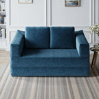 70,87 Gepolstertes Schlafsofa, ausziehbarer Sessel, bequemes Sofa für Wohnzimmer und Schlafzimmer, Chenille-Stoff