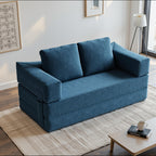 70,87 Gepolstertes Schlafsofa, ausziehbarer Sessel, bequemes Sofa für Wohnzimmer und Schlafzimmer, Chenille-Stoff