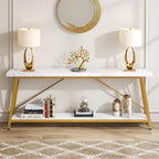 70,9 Zoll extra langer Sofatisch, industrieller Eingangskonsolentisch