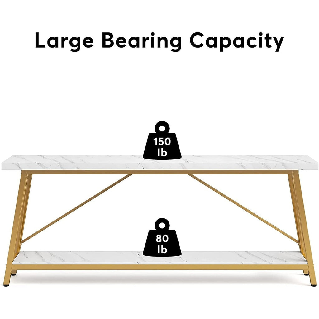 70,9 Zoll extra langer Sofatisch, industrieller Eingangskonsolentisch