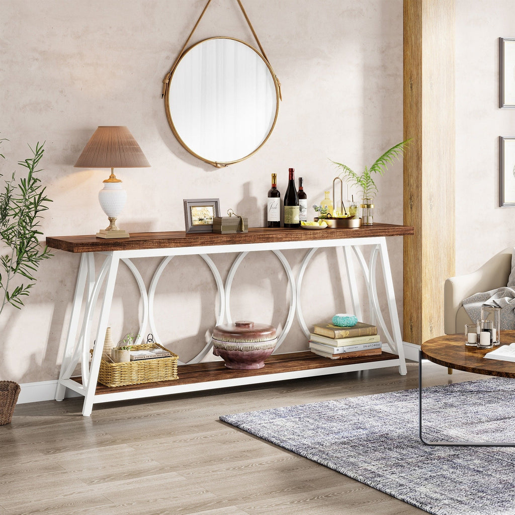 70,9 Zoll extra langer Konsolentisch/Sofa-Beistelltisch für das Wohnzimmer