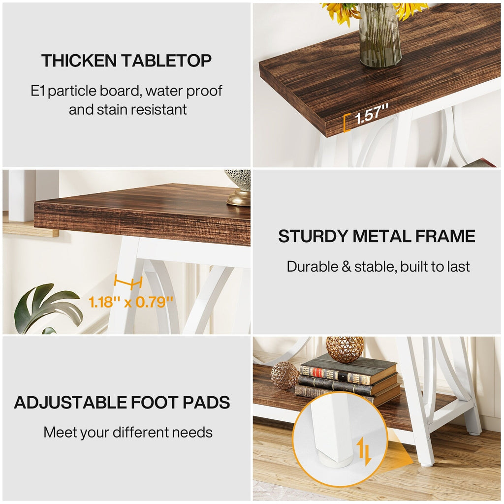 70,9 Zoll extra langer Konsolentisch/Sofa-Beistelltisch für das Wohnzimmer