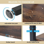 Industrielles Bücherregal 71, 6-stöckiges Bücherregal aus rustikalem braunem Holz, offene Bücherregale