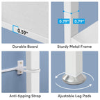 Industrielles Bücherregal 71, 6-stöckiges Bücherregal aus rustikalem braunem Holz, offene Bücherregale