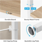 Industrielles Bücherregal 71, 6-stöckiges Bücherregal aus rustikalem braunem Holz, offene Bücherregale