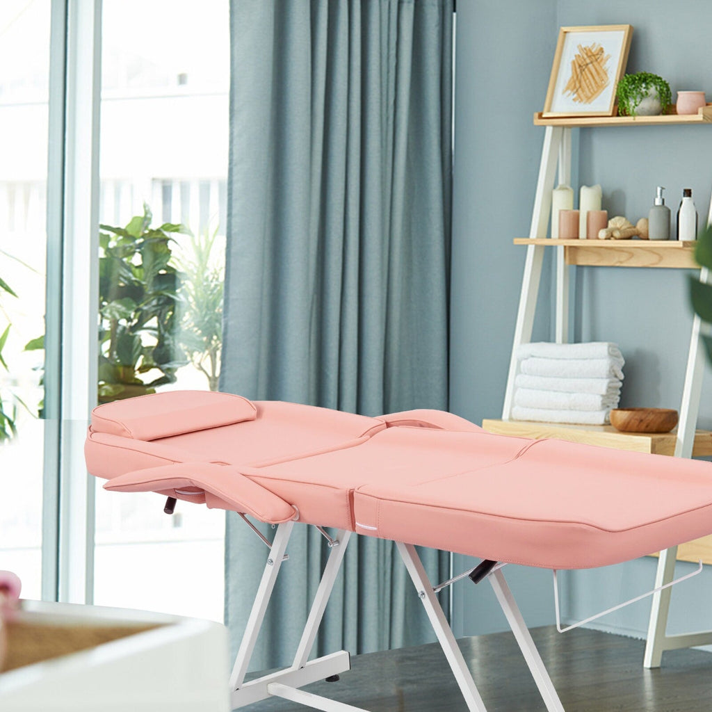 73 Verstellbare Massageliege für Schönheitssalons, Spas und Tattoo-Studios mit Hocker