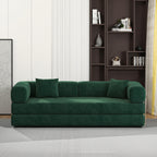 78,8 Zoll (200 cm) langes modulares Ecksofa, wandelbares Pudding-Block-Sofa, freistehendes Schlafsofa mit Armlehnen