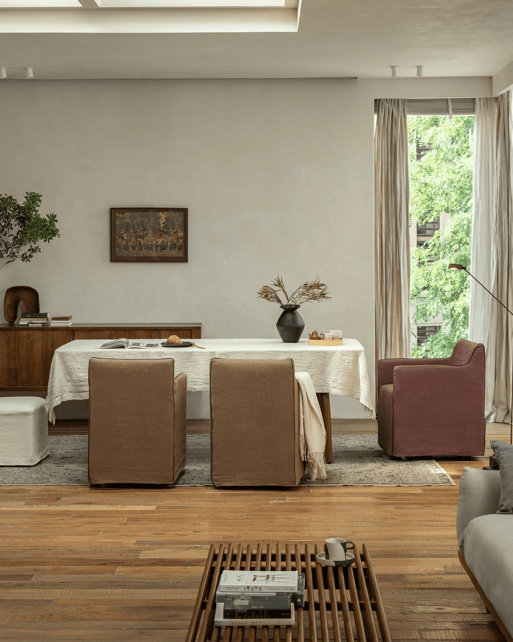 Ducy Leinen-Stuhlbezug