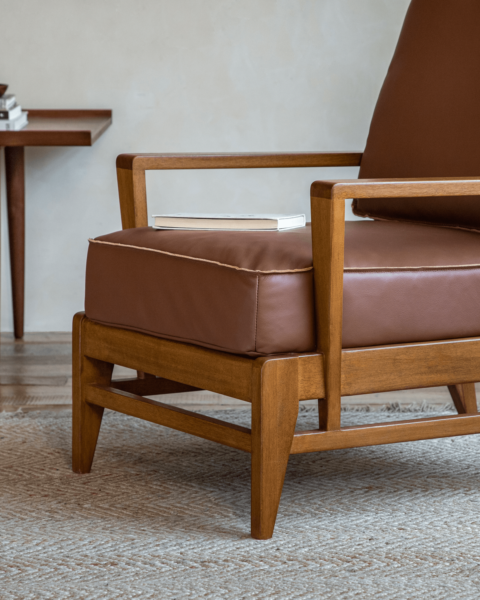 René Leder-Loungesessel