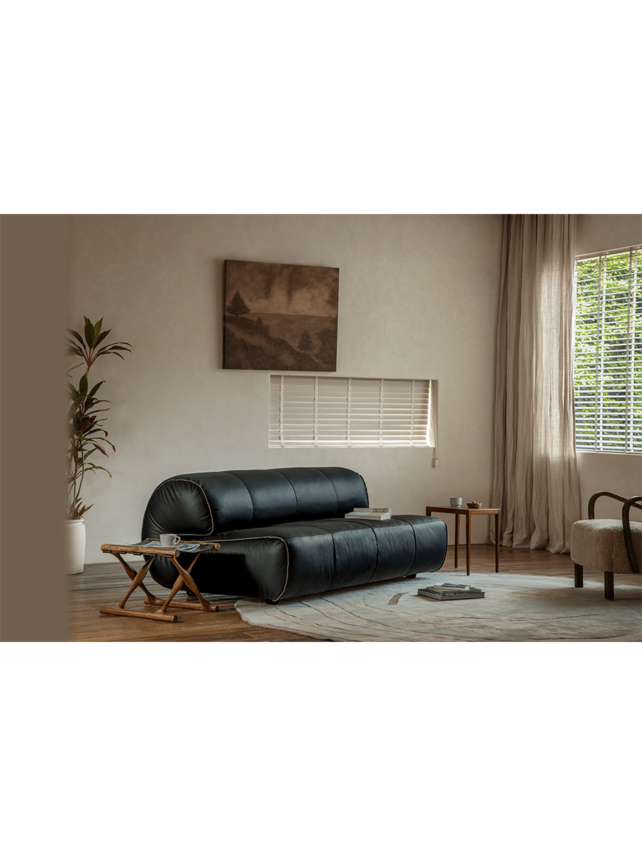 Wave Nappa Ledersofa