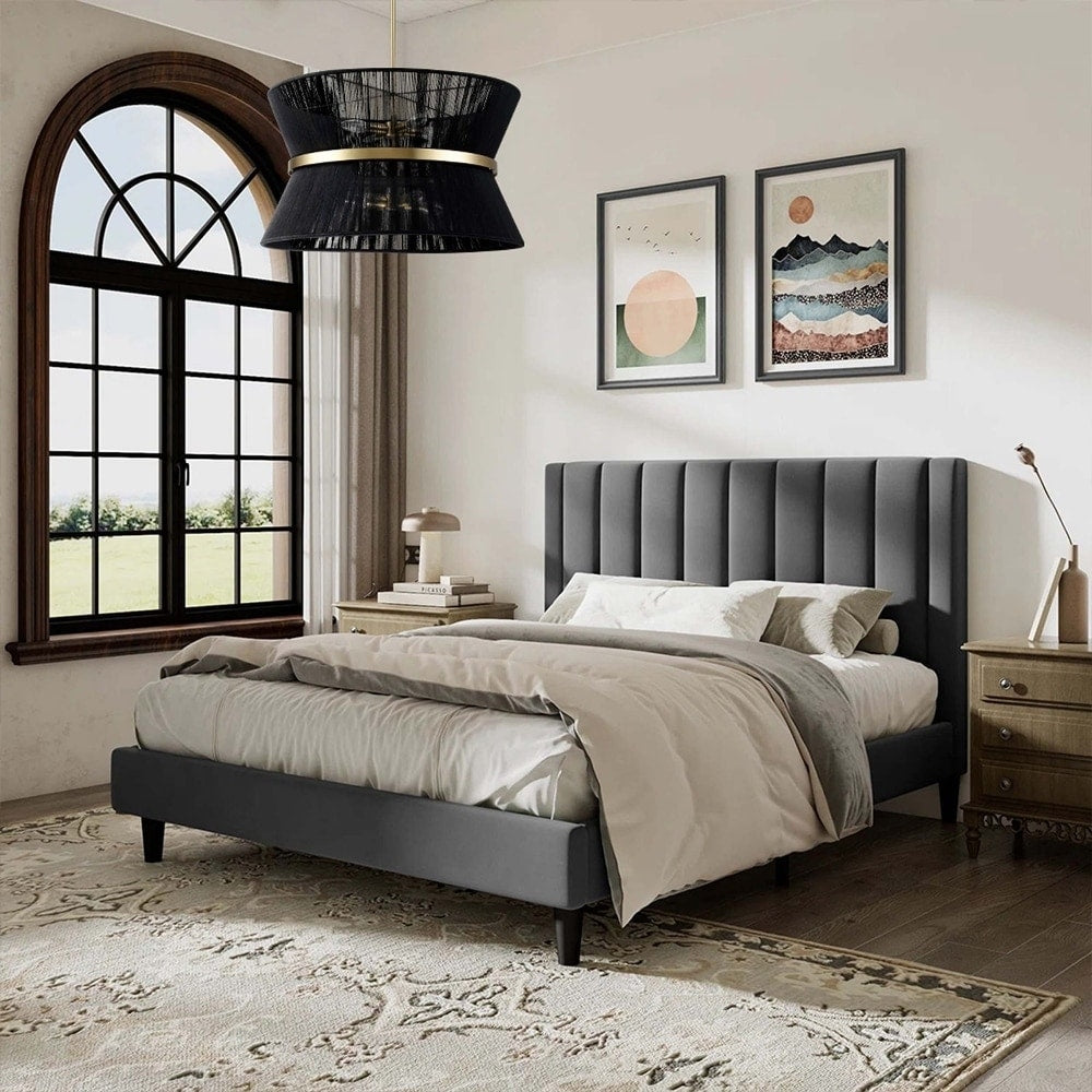 Moderner, großer 8-flammiger Boho-Kronleuchter in Trommelform, 61 cm (24 Zoll), handgewebter Stoff-Sanduhr-Kronleuchter in Gold/Schwarz für Ess-/Wohnzimmer