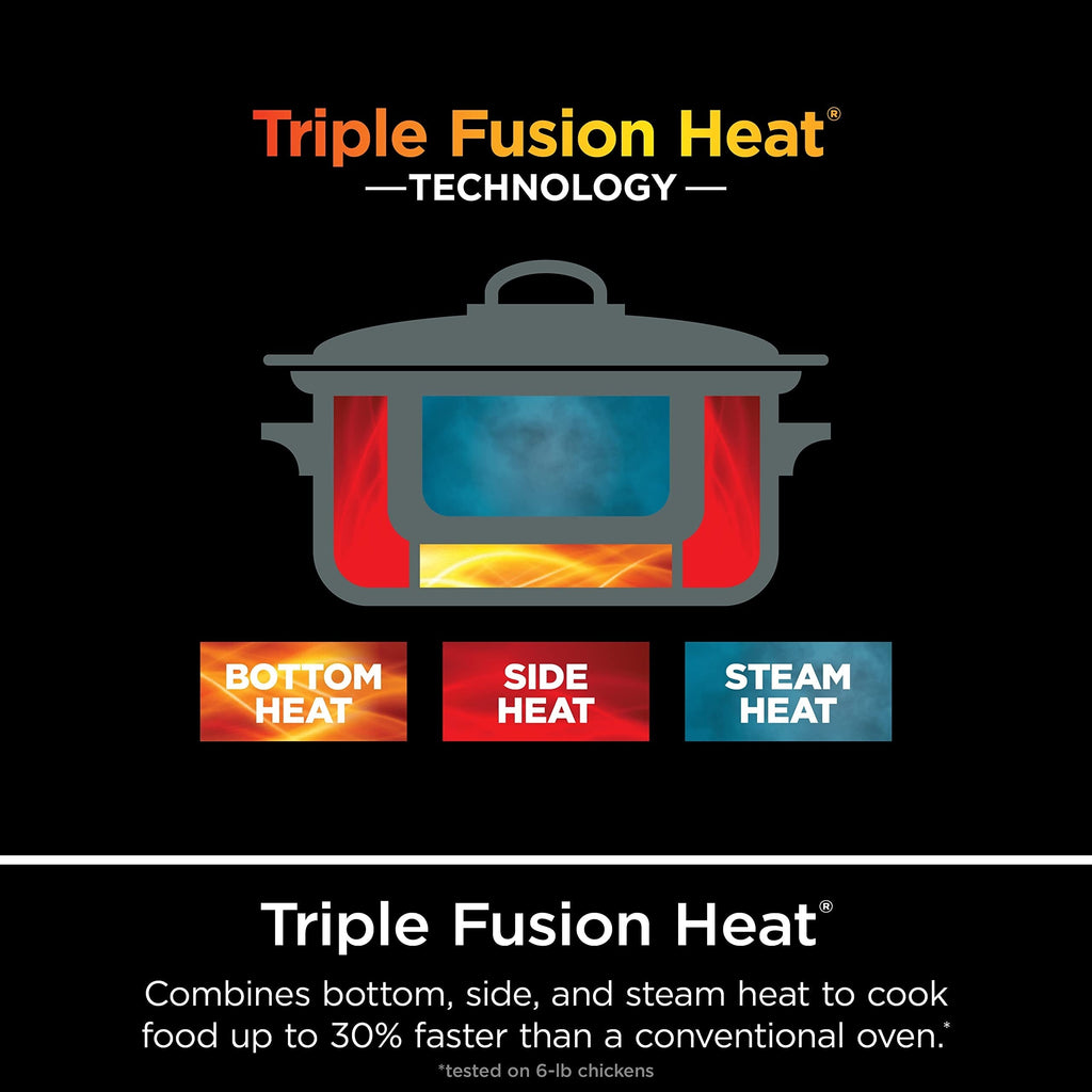 8,5-Liter-Multikocher mit 8-in-1-Funktion: Schongarer, Schmortopf, Dampfgarer, Glasdeckel, integrierter Löffel, ofenfester Topf bis 260 °C