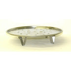 80-Quart-Edelstahl-Kochtopf für hohe Beanspruchung mit Dämpfeinsatz