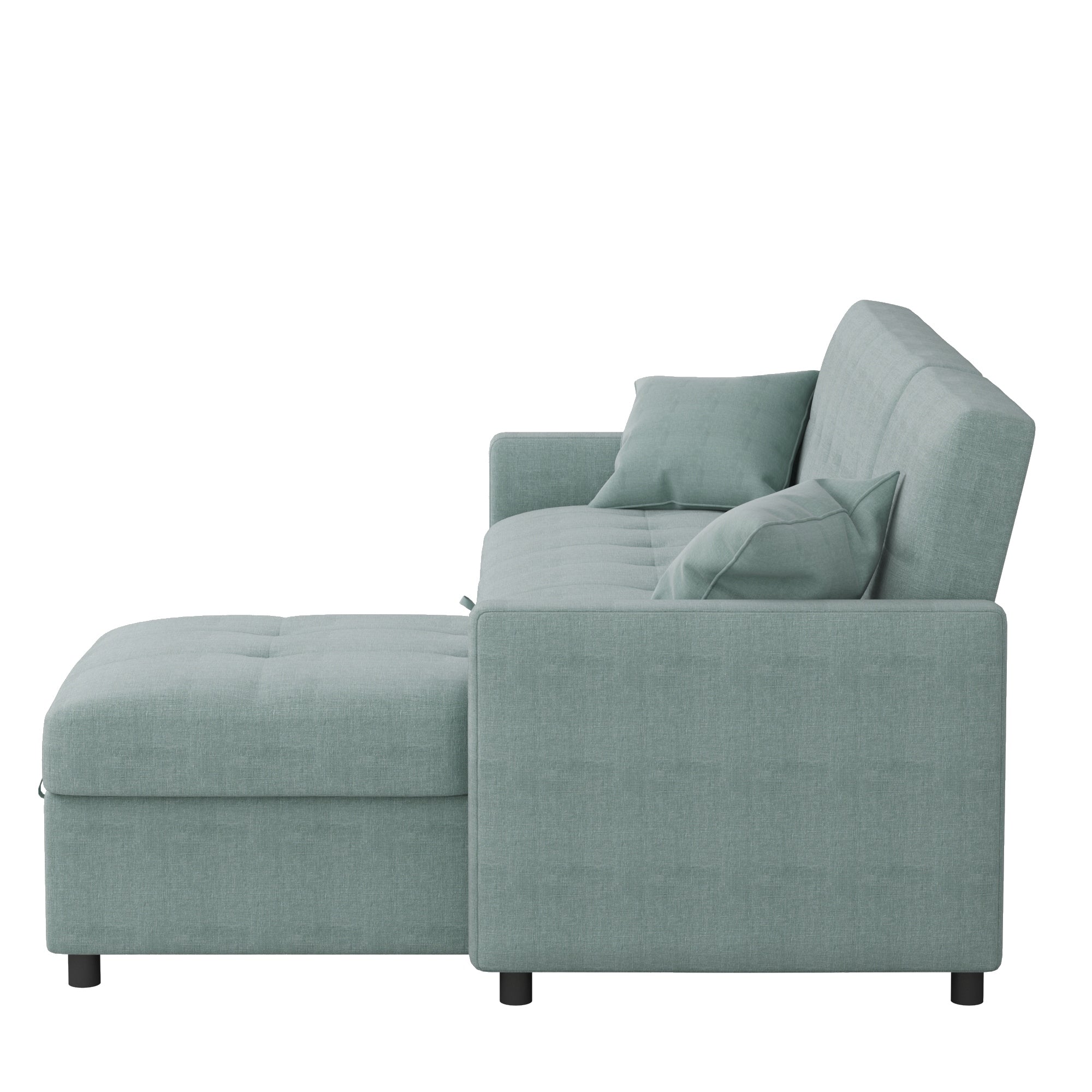 82 Zoll breites, wendbares Schlafsofa mit Chaiselongue
