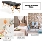 84''L Tragbare Massageliege, verstellbare Gesichts- und Tattooliege mit Tragegriff