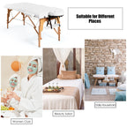 84''L Tragbare Massageliege, verstellbare Gesichts- und Tattooliege mit Tragegriff