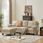 86.22 L-förmiges Ecksofa mit seitlichen Stautaschen