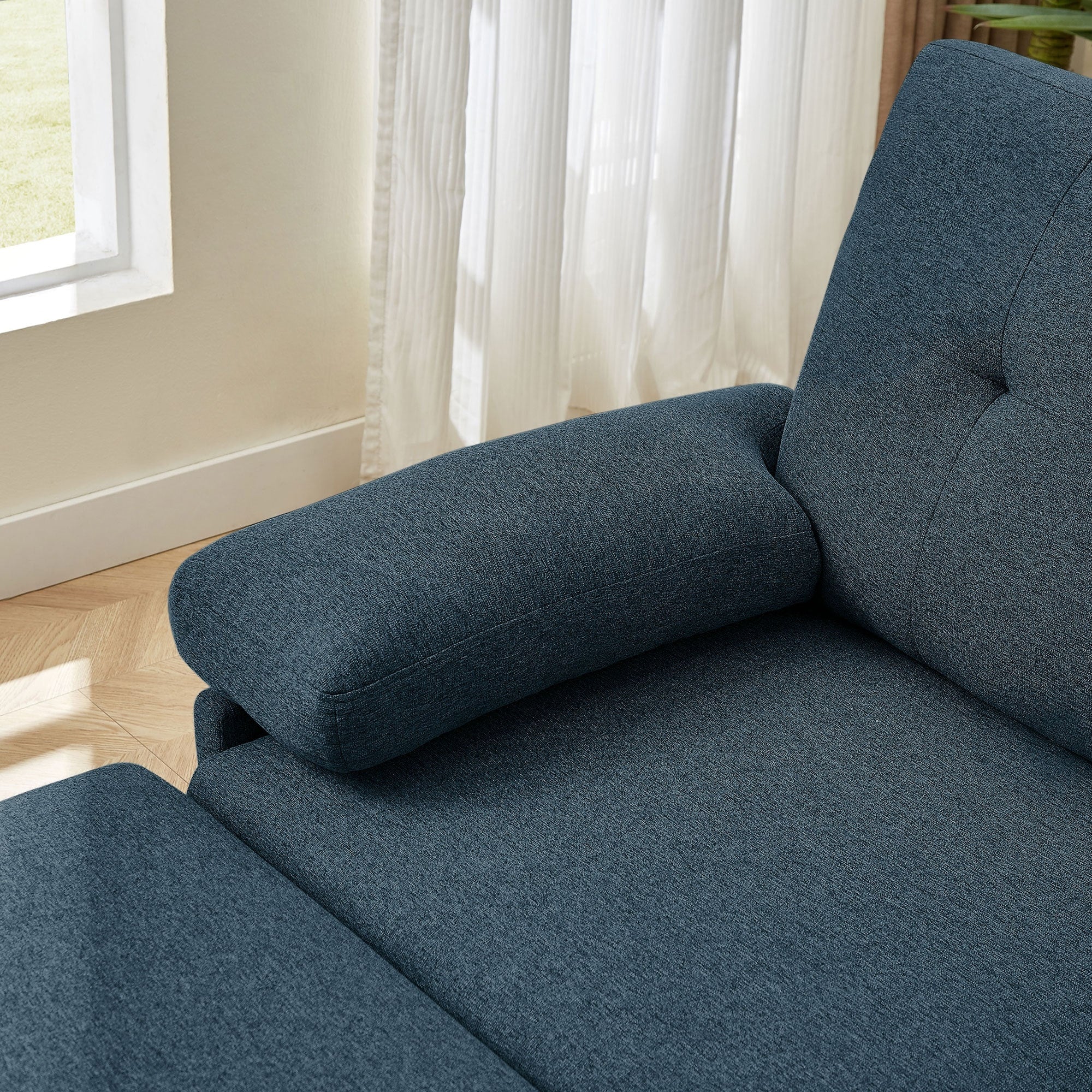 86.22 L-förmiges Ecksofa mit seitlichen Stautaschen