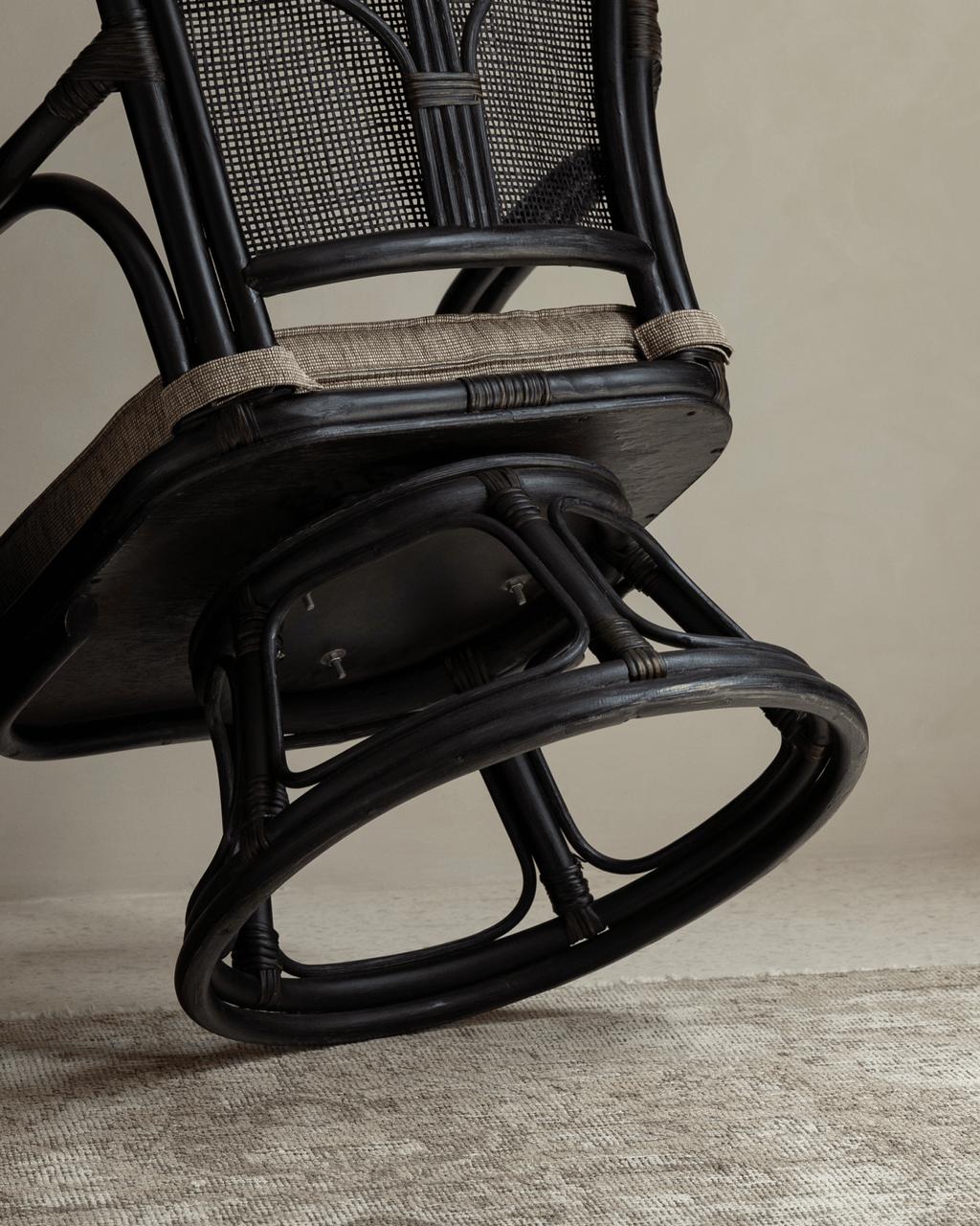 Ray Mini-Drehstuhl aus Rattan