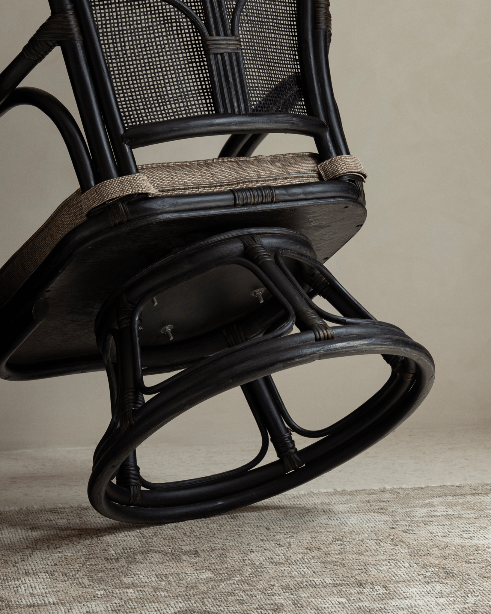 Ray Mini-Drehstuhl aus Rattan