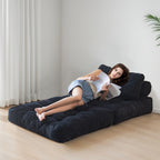 8 Cord-Klappsofa-Schlafsofa, Einzelbett