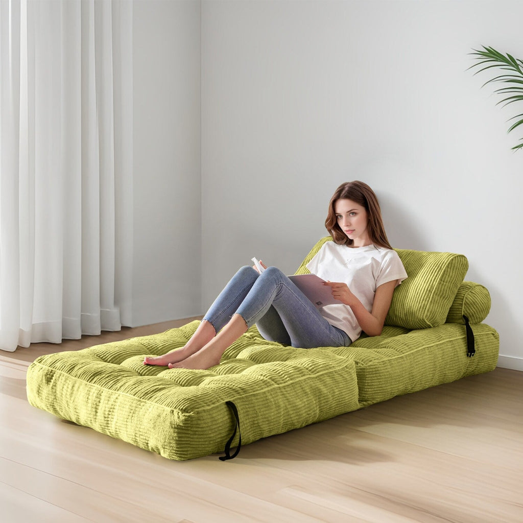 8 Cord-Klappsofa-Schlafsofa, Einzelbett