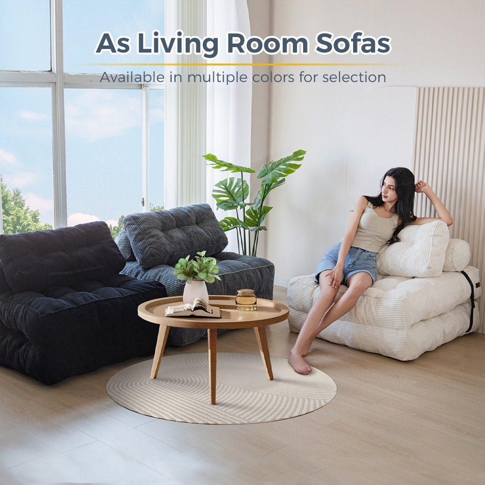 8 Cord-Klappsofa-Schlafsofa, Einzelbett