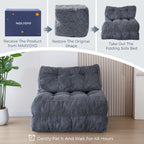 8 Cord-Klappsofa-Schlafsofa, Einzelbett