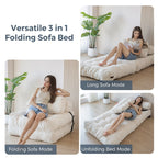 8 Cord-Klappsofa-Schlafsofa, Einzelbett