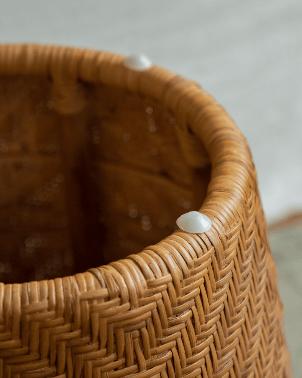 Beistelltisch aus Rattan