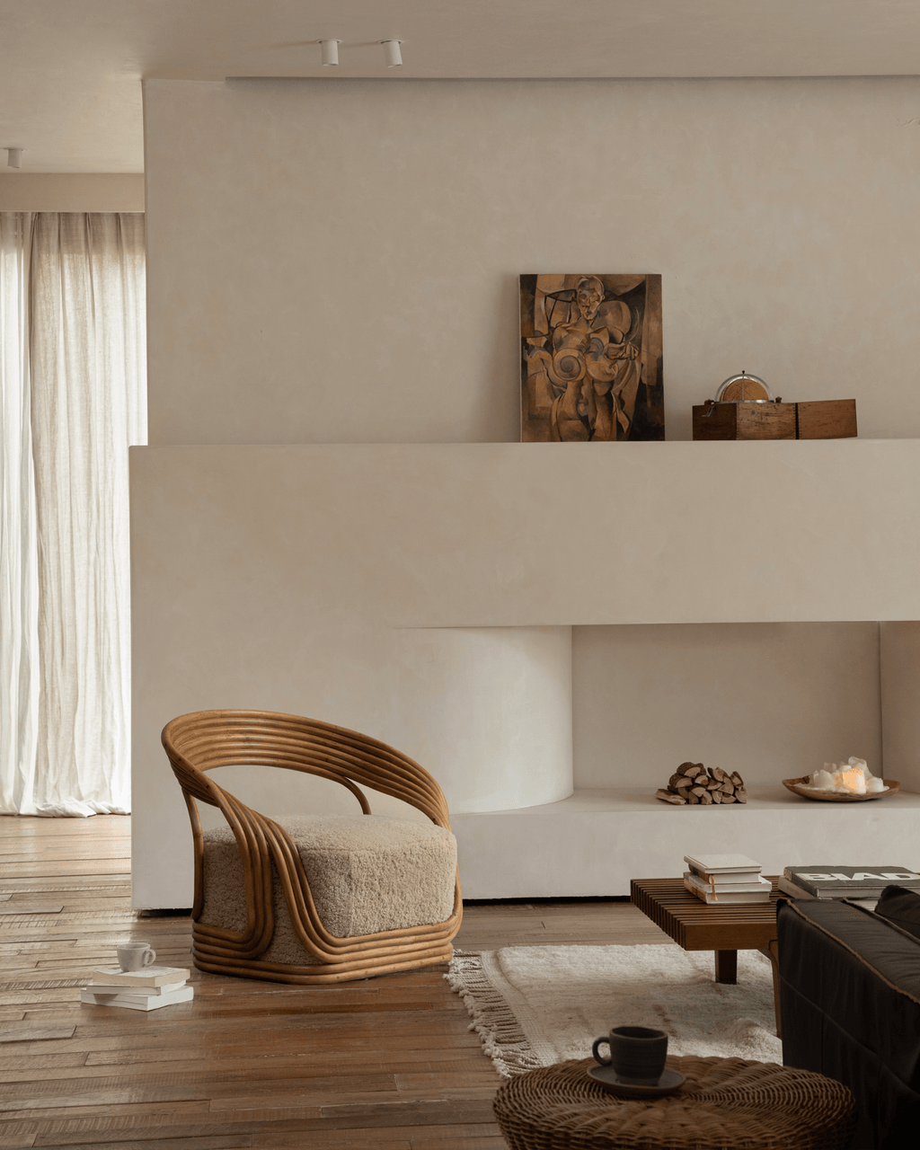 Undina Rattan-Loungesessel