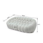 Modernes Bubble-Sofa (250 cm) mit 3D-Wabenform, 98,43 Zoll (250 cm), bequeme Liegefläche