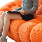 Modernes Bubble-Sofa (250 cm) mit 3D-Wabenform, 98,43 Zoll (250 cm), bequeme Liegefläche