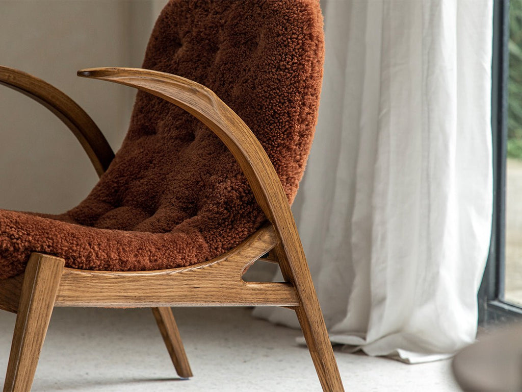 Arc Shearling Lounge Chair