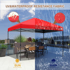 ABCCANOPY Robustes, einfach aufzubauendes Pop-up-Pavillonzelt für den Außenbereich