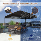 ABCCANOPY Robustes, einfach aufzubauendes Pop-up-Pavillonzelt für den Außenbereich