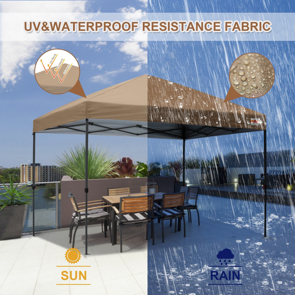 ABCCANOPY Robustes, einfach aufzubauendes Pop-up-Pavillonzelt für den Außenbereich