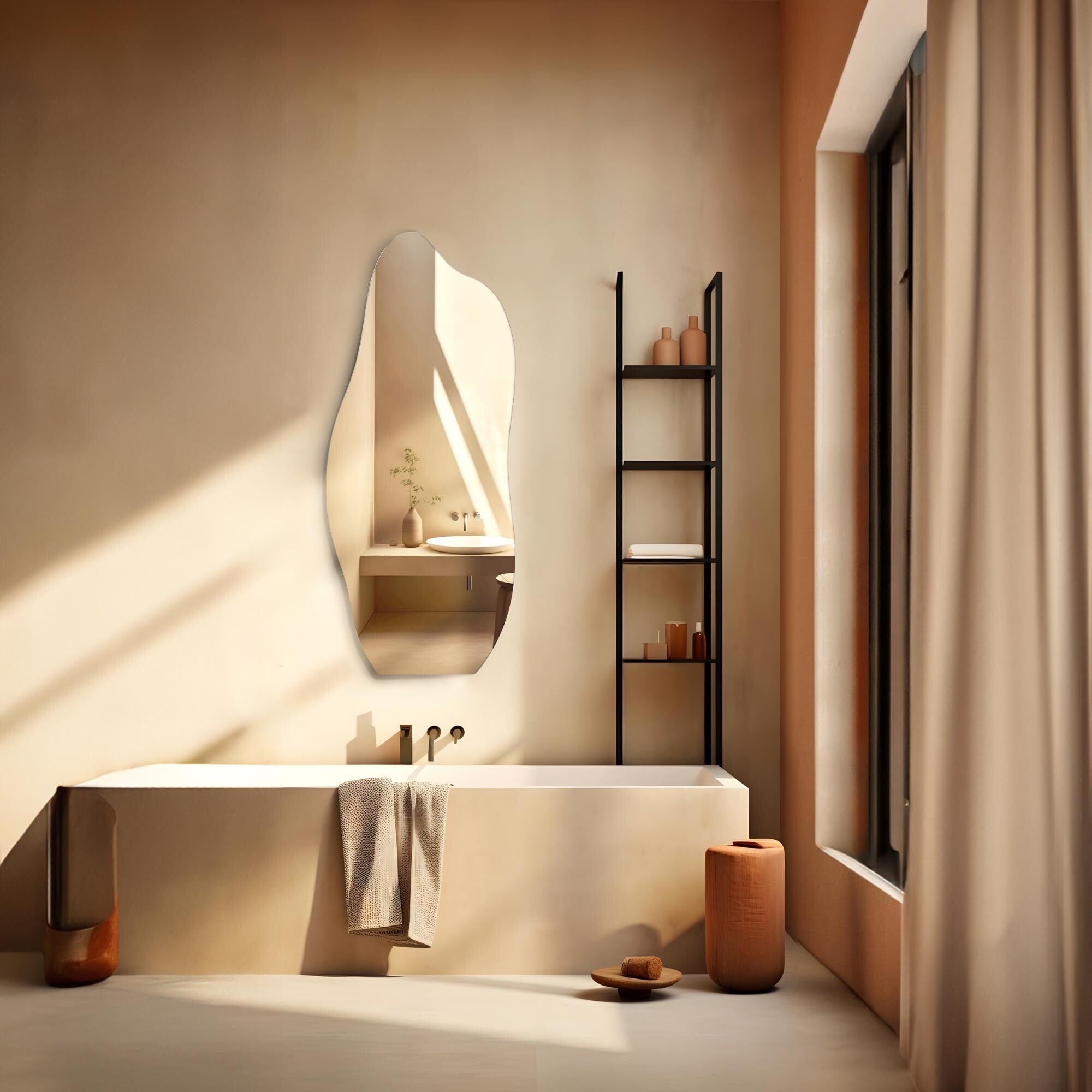 ALYA Asymmetrischer, unregelmäßiger Wandspiegel