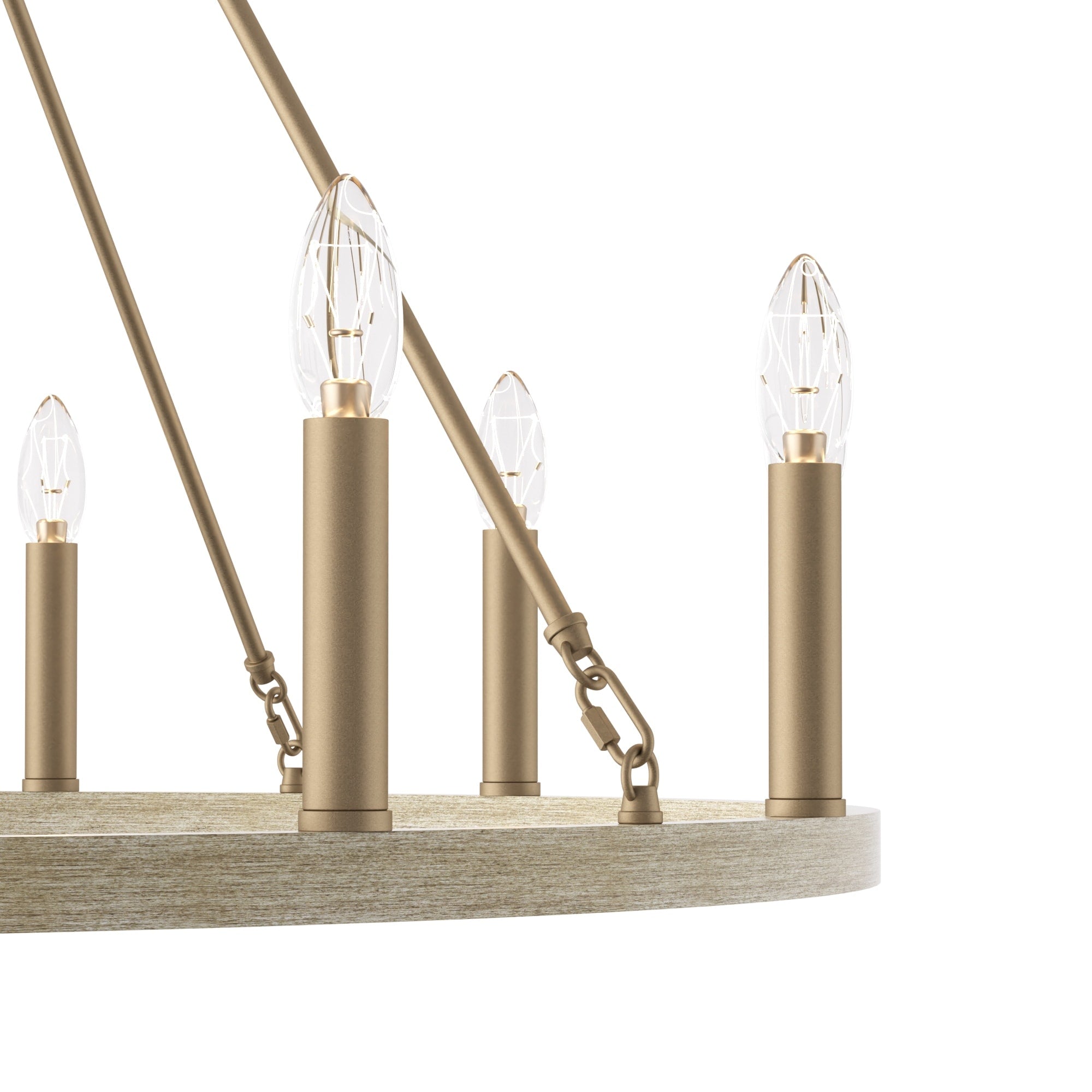 Acroma 12-flammiger Landhaus-Kronleuchter im Wagenrad-Design (40 Zoll) mit UL-Zertifizierung – 40 Zoll Durchmesser x 138 Zoll Höhe