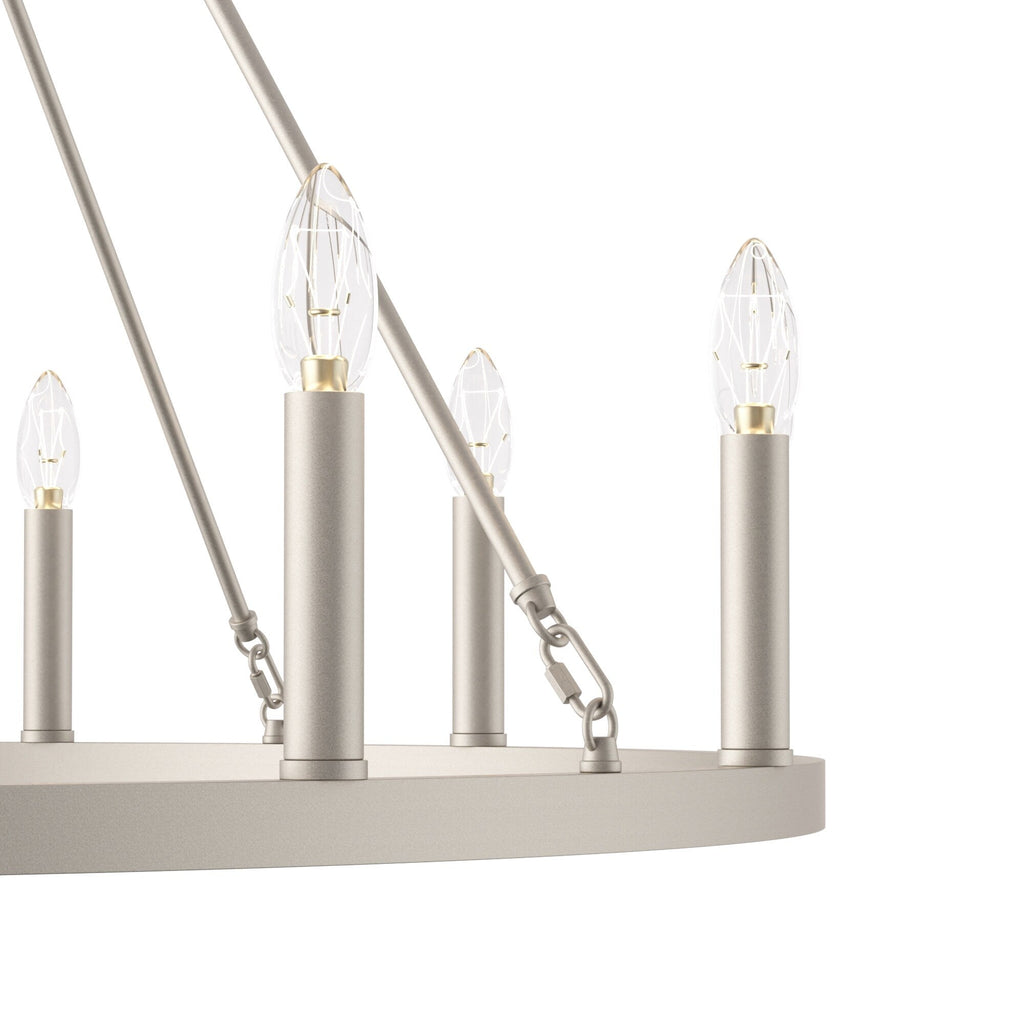 Acroma 12-flammiger Landhaus-Kronleuchter im Wagenrad-Design (40 Zoll) mit UL-Zertifizierung – 40 Zoll Durchmesser x 138 Zoll Höhe