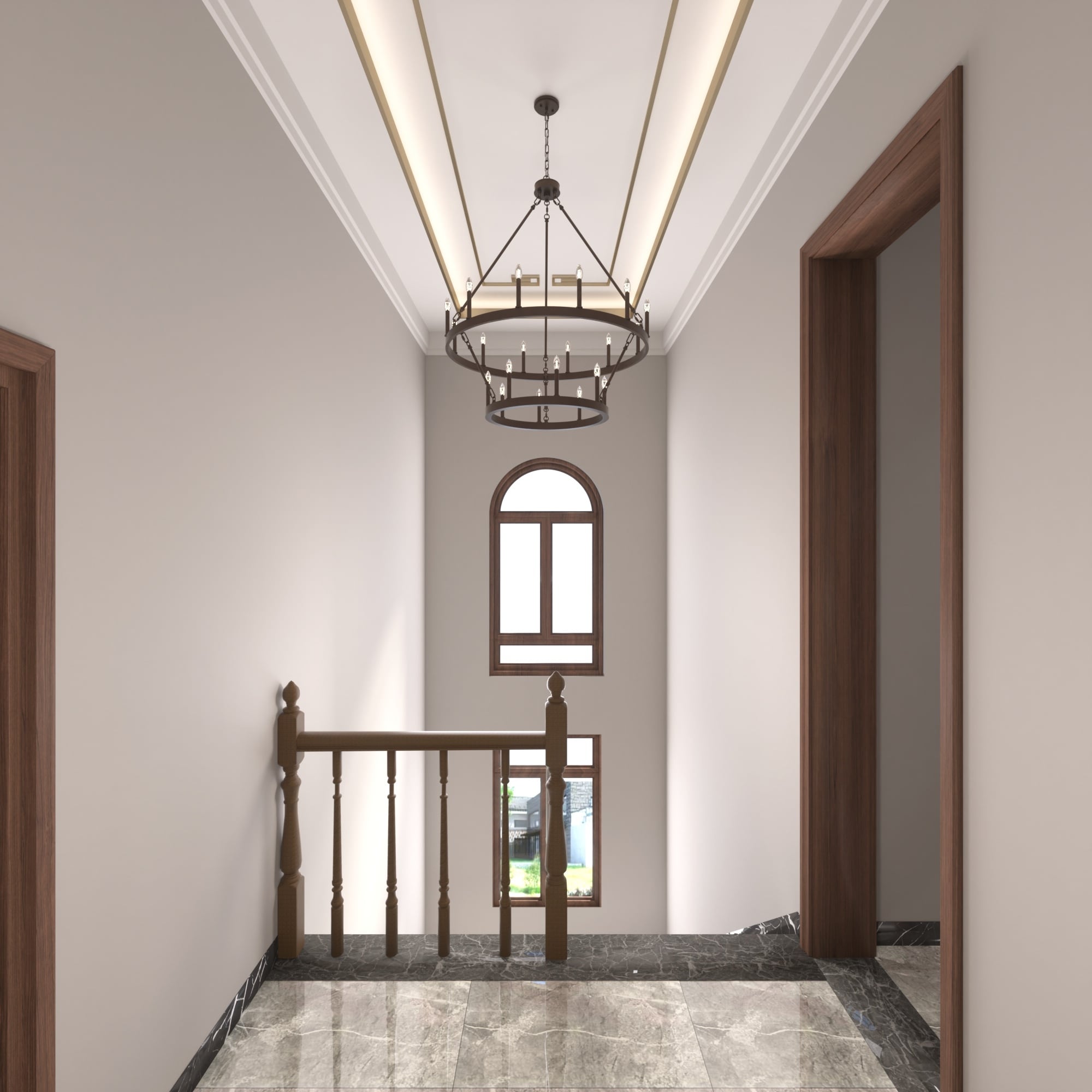 Acroma 20-flammiger Kronleuchter im modernen Landhausstil, 40 Zoll Durchmesser, rundes Wagenrad-Design, UL-zertifiziert