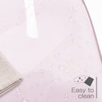 Drehbarer, höhenverstellbarer Bürostuhl aus Acryl ohne Armlehnen