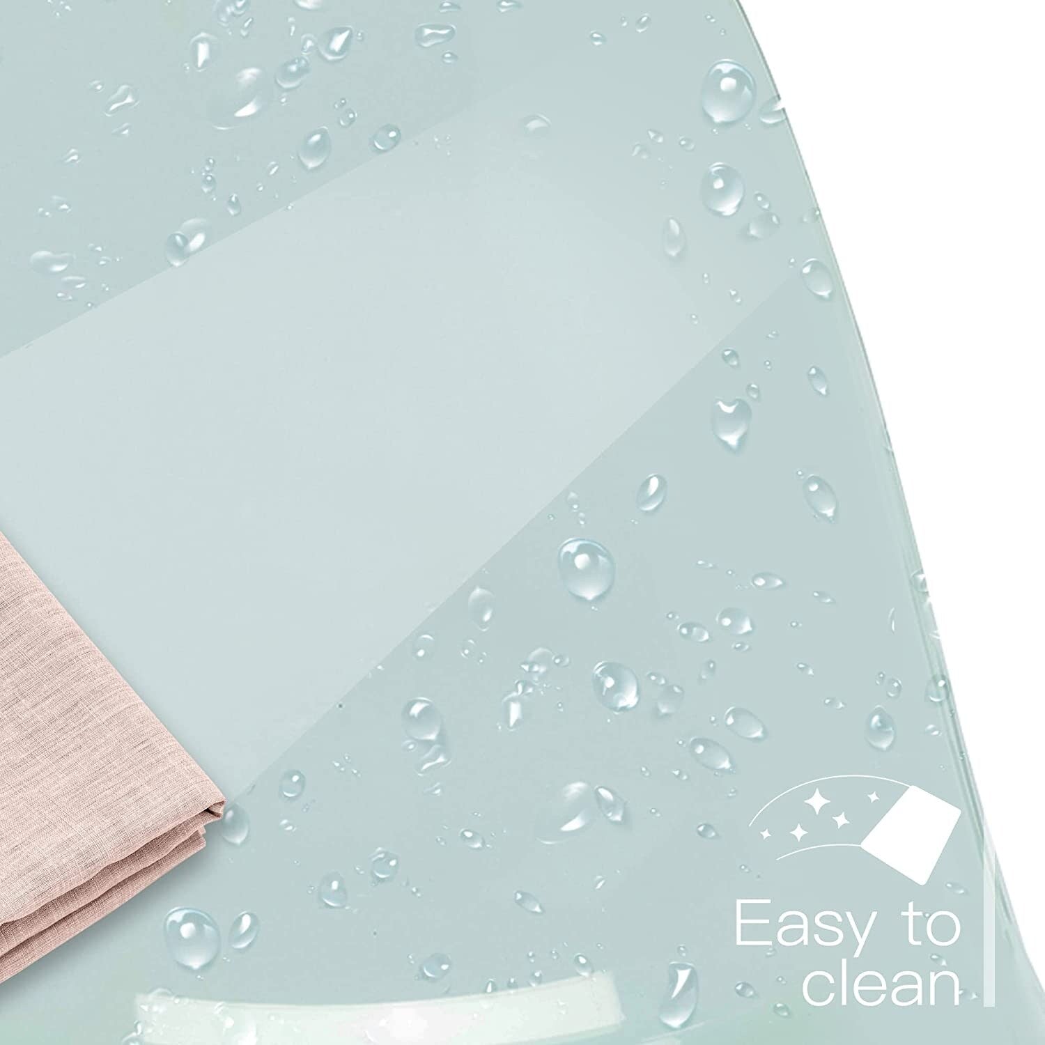 Drehbarer, höhenverstellbarer Bürostuhl aus Acryl ohne Armlehnen