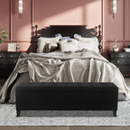 Adeco 50 Aufbewahrungshockerbank aus Kunstleder